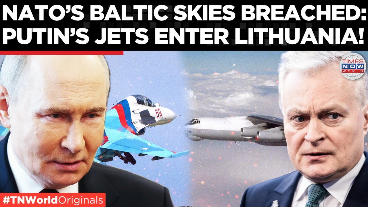 RUSSIA VS LITHUANIA: Putin&rsquo;s Su-30SM fighter Jet and Il-78 Breach NATO Skies After Sanctions