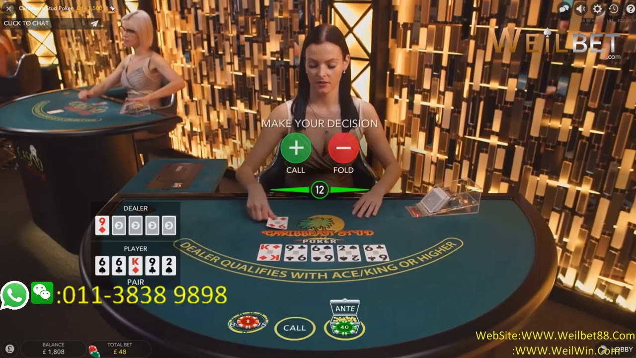 &pound;2000 Start Live Dealer Casino Poker