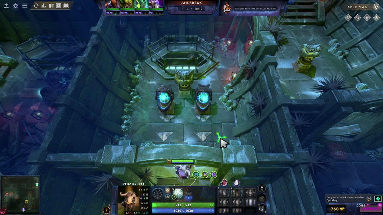 Aghanim's Labyrinth 2026 Venomancer Apex Mage difficulty gameplay