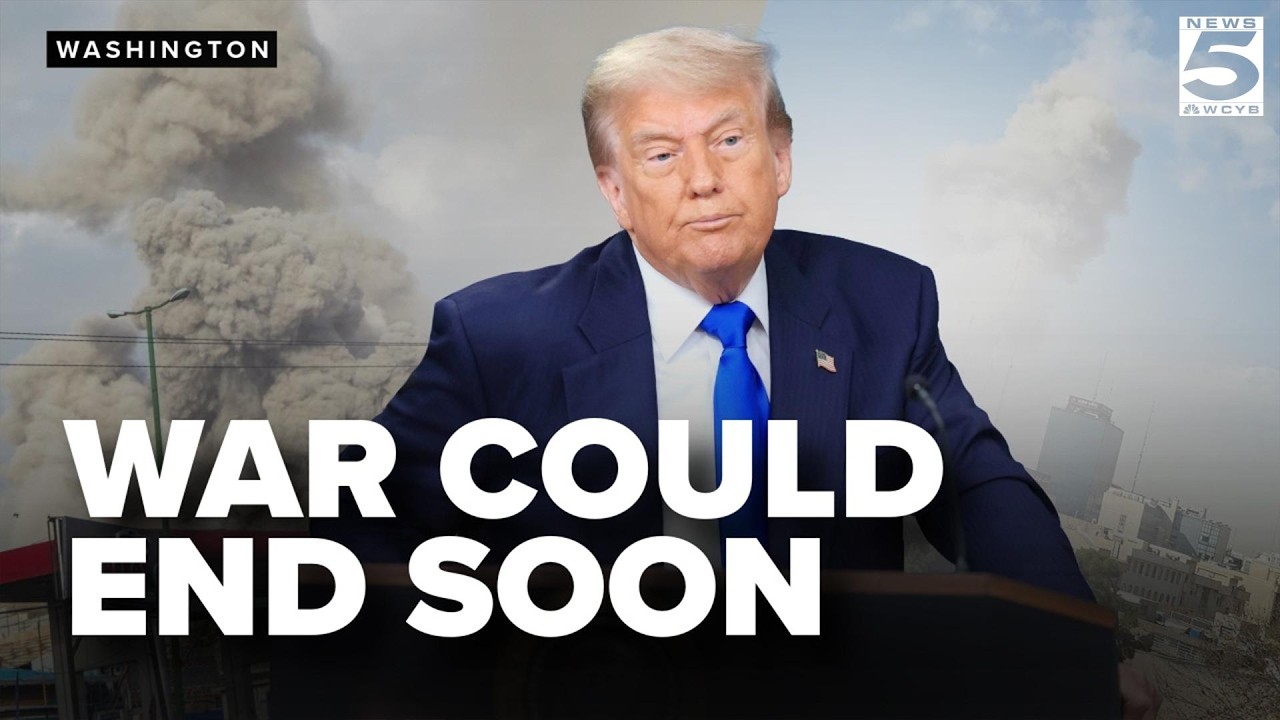 Trump says Iran conflict COULD END 'very soon'