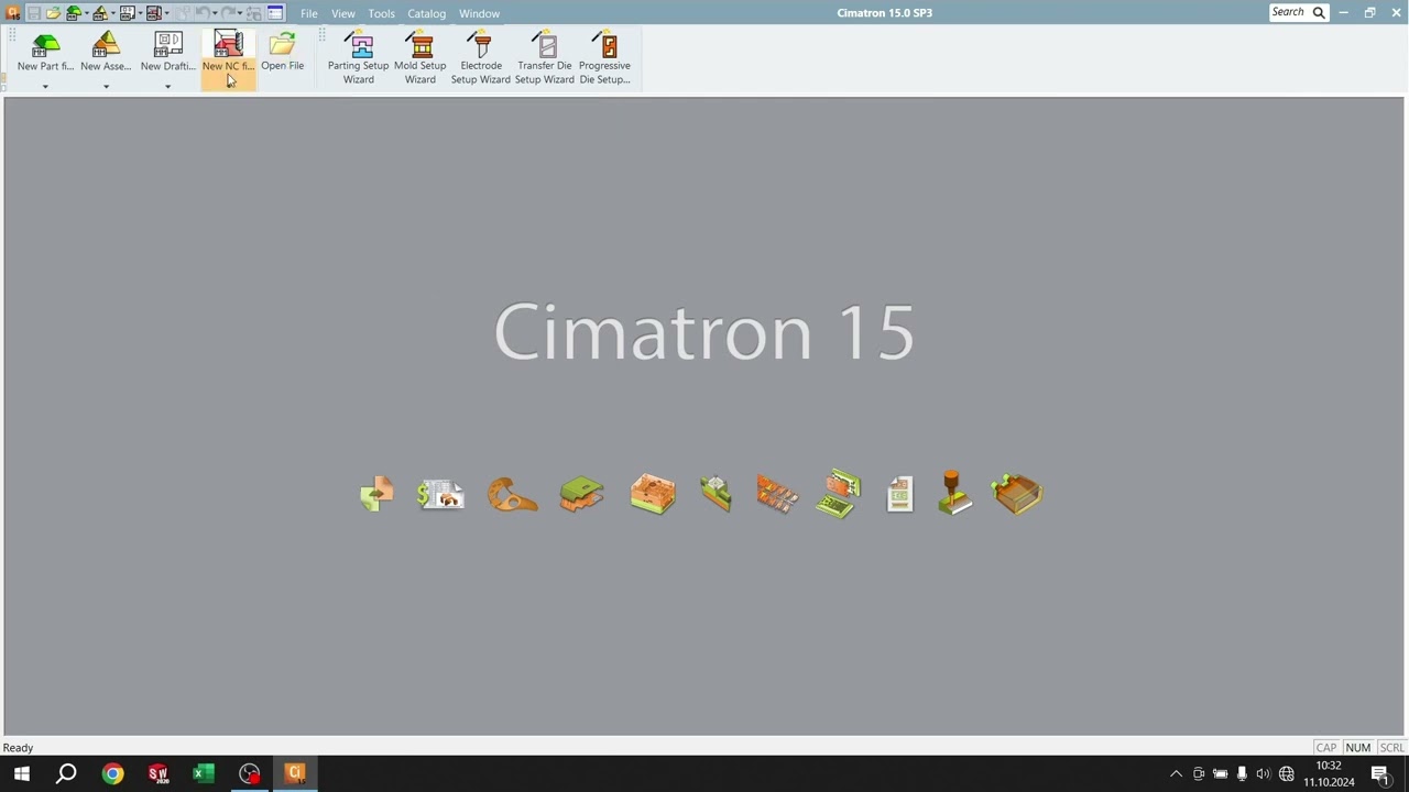 Cimatron CAM - 1 (Cad ve Cam Dosyaları Oluşturma, Dosya &Ccedil;ağırma)