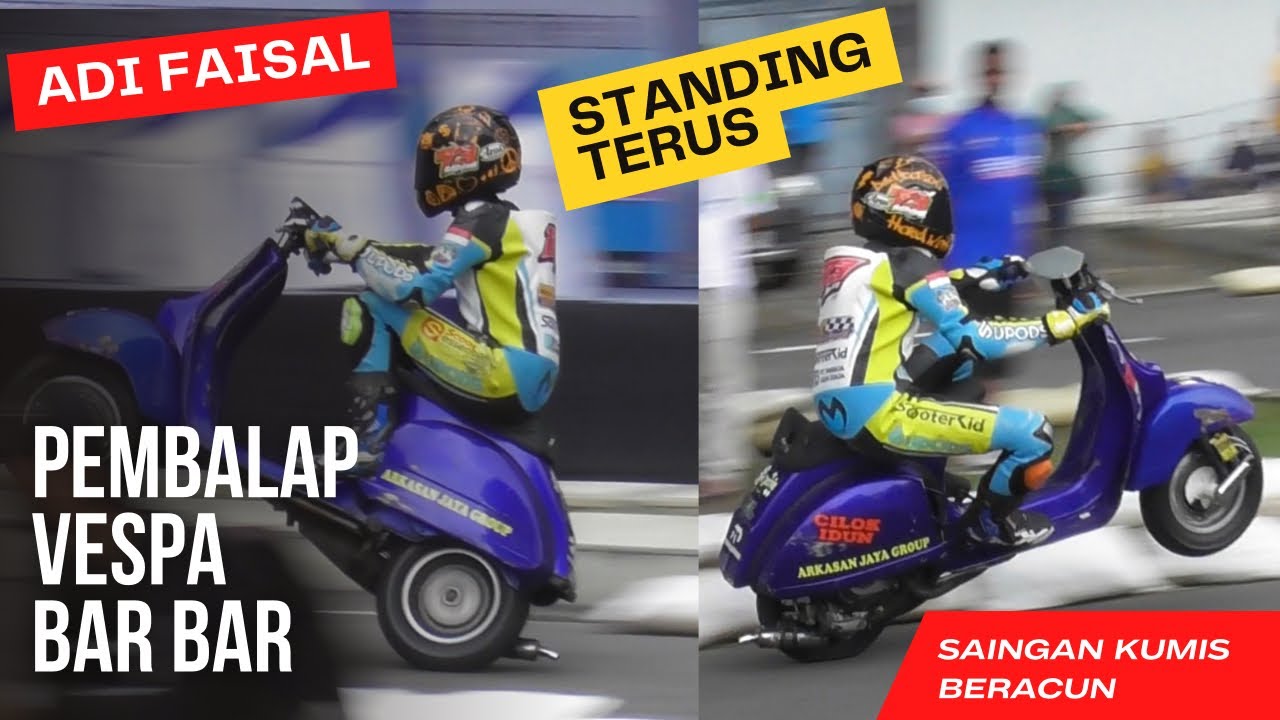 Pembalap Bar Bar Bikin Ulah Lagi ‼️ Balap Vespa 2 Tak di Jogja