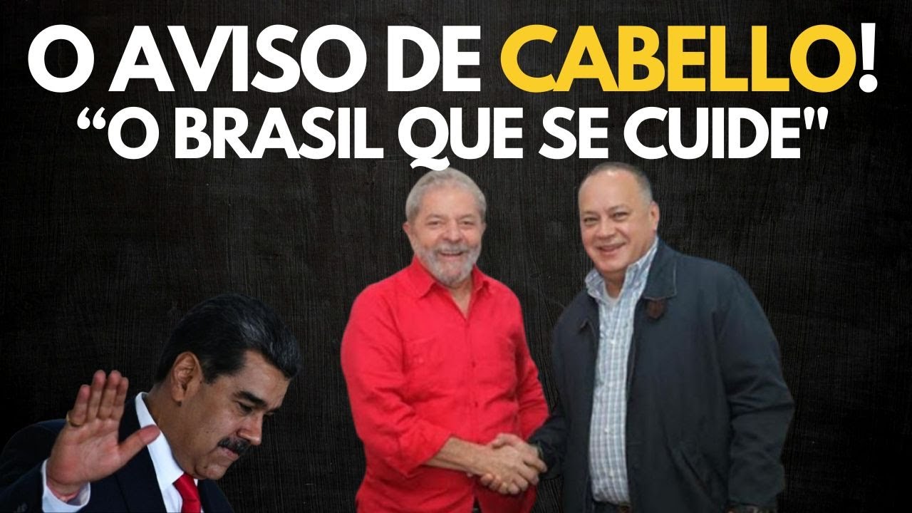 🚨 ESTOU COM MEDO: Diosdado Cabello (N° 2 do Chavismo) FAZ ALERTA CHOCANTE