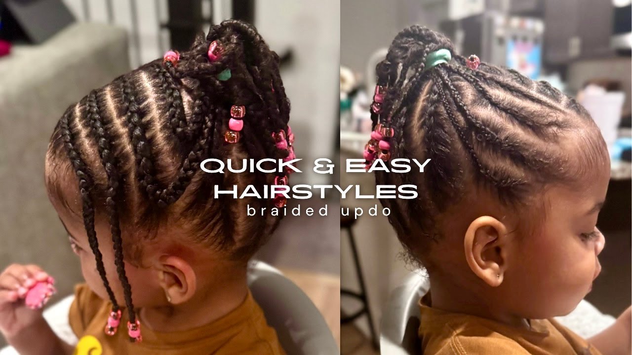 Braided Updo | Easy Toddler & Kids Hairstyle