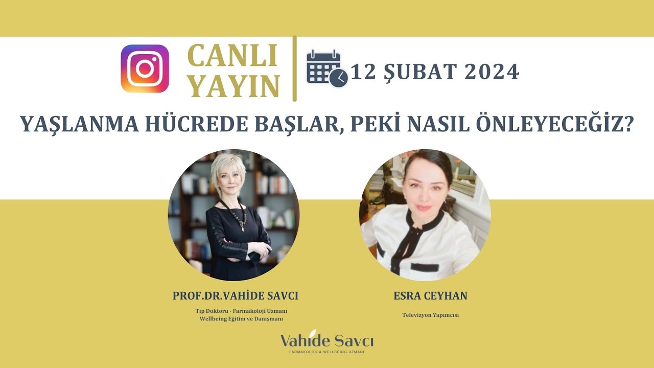 YAŞLANMA HÜCREDE BAŞLAR, PEKİ NASIL ÖNLEYECEĞİZ?
