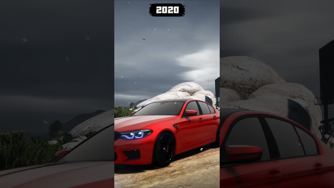 ✅Эволюция ГРАФИКИ в GTA 5 (2013-2023) #shorts