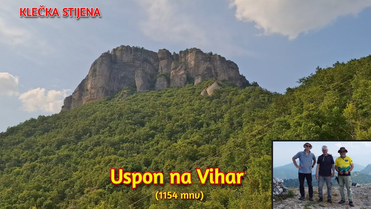KLEČKA STIJENA, Naš uspon na Vihar