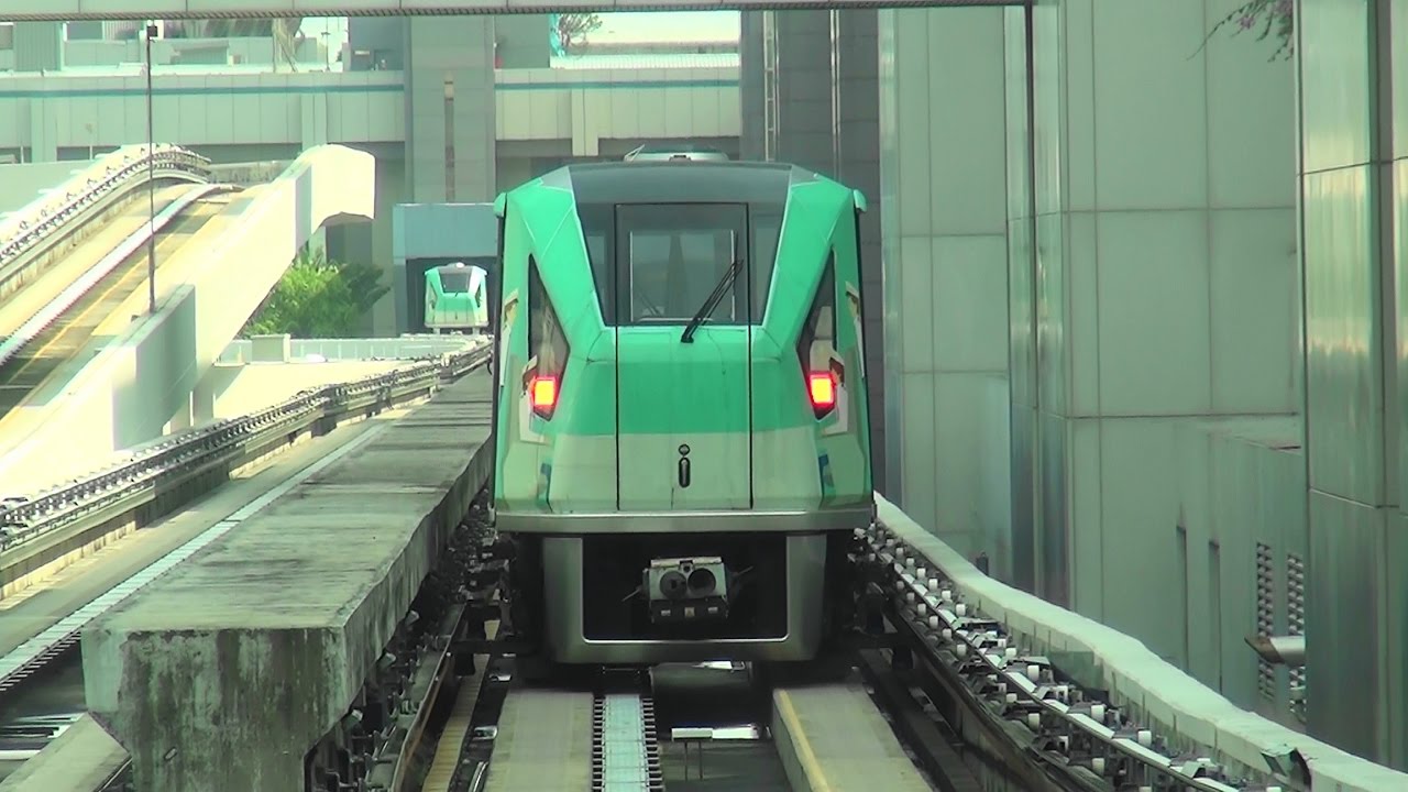 Skytrain at Changi Airport in Singapore  Oct-28-2016