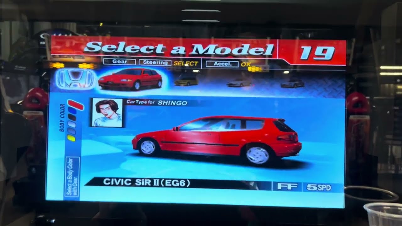 Sega 2005 Initial D Ver. 3 arcade at Fun World