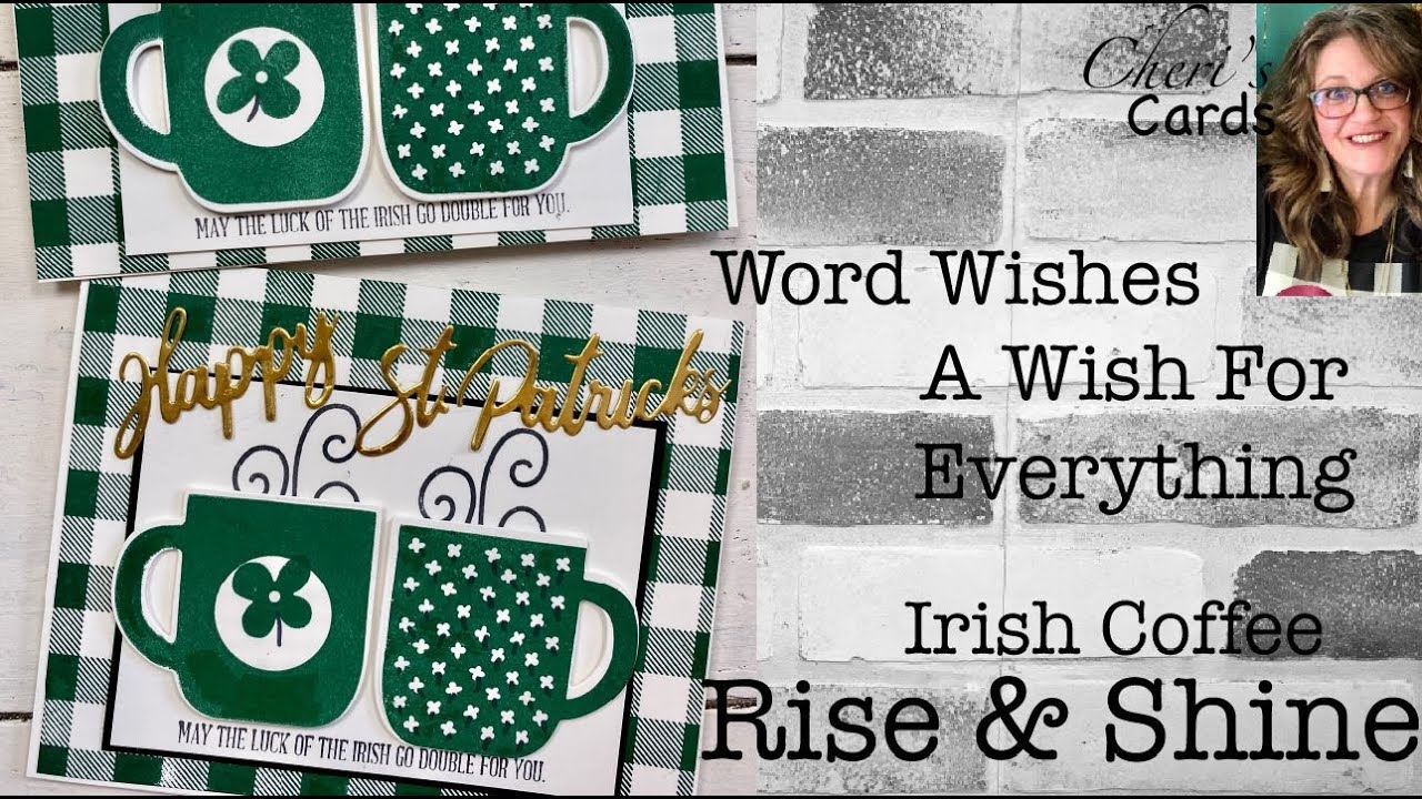 Rise & Shine Irish Coffee Time: St Patrick's Day Card - Stampin' Up!