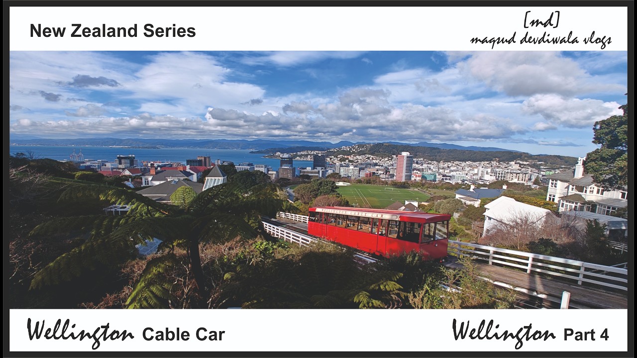 Wellington Cable Car | Funicular Railway | Lookout Point | New Zealand Series | Wellington Part 4