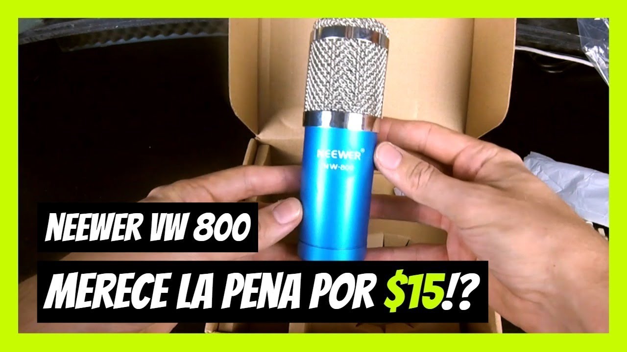 El micrófono más barato de AMAZON 💰 NEEWER NW 800! UNBOXING y PRIMERAS IMPRESIONES