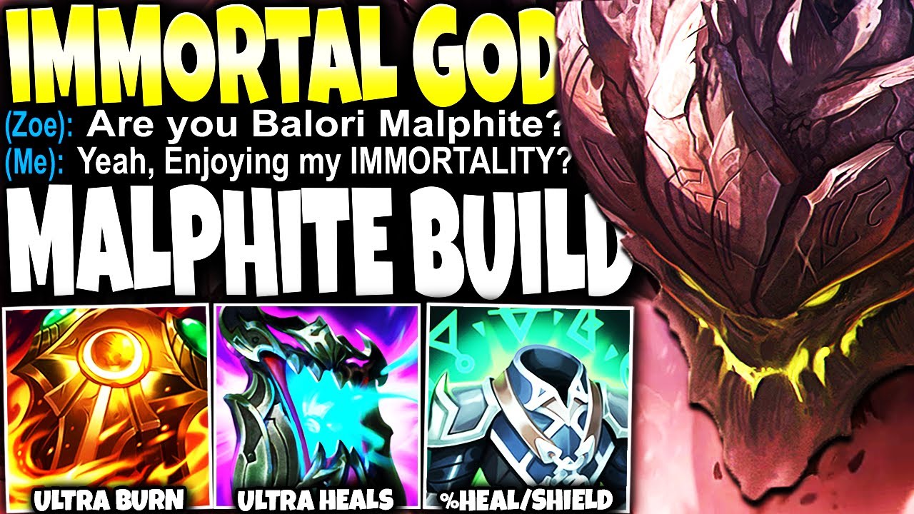 My New Malphite Build went BEYOND IMMORTAL and Carried this Diamond 1 team like never before 🔥