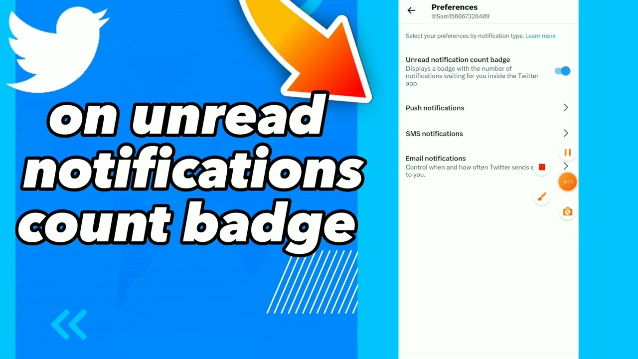 How To Turn On Unread Notifications Count Badge On Twitter App 2023