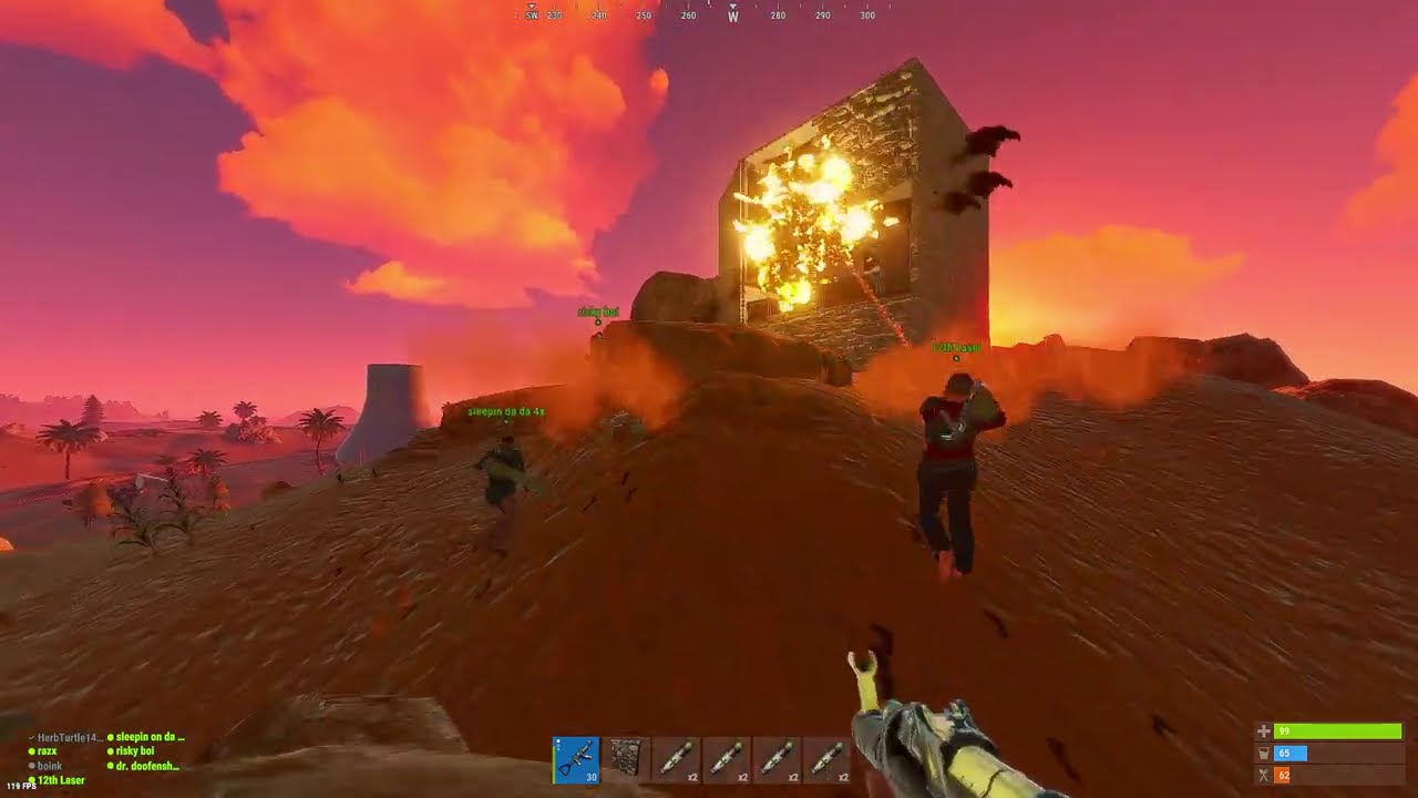 WIPEDAY DOMINATION // 2v10+ Raid Defense // Rust Wipe Progression
