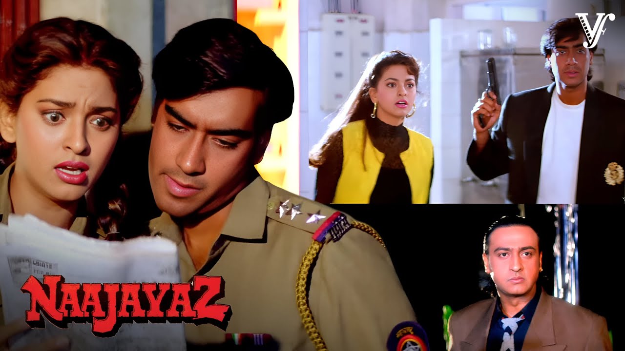 90s Ajay Devgn in Singham Mode | Pure Badass Iconic Scenes | Juhi Chawla | Naajayaz | Compilation