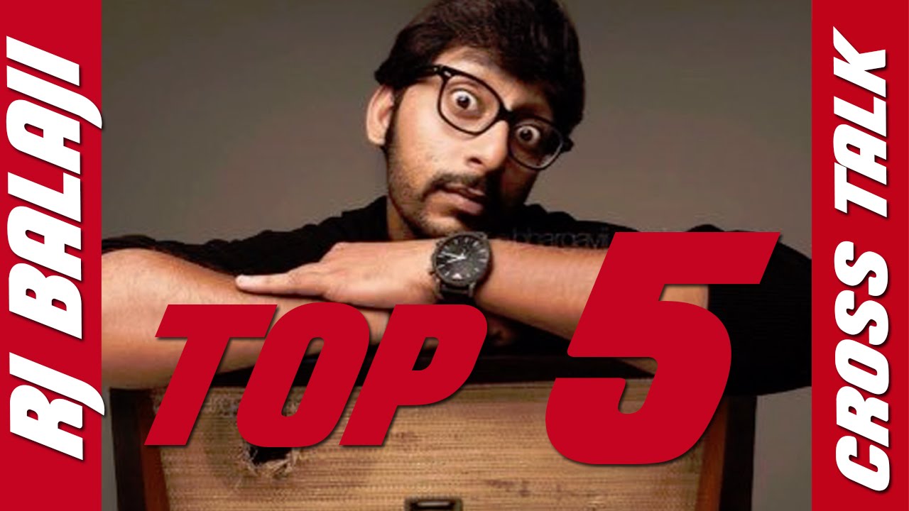 Top 5 RJ Balaji Cross Talks Latest | Best of RJ Balaji 2016