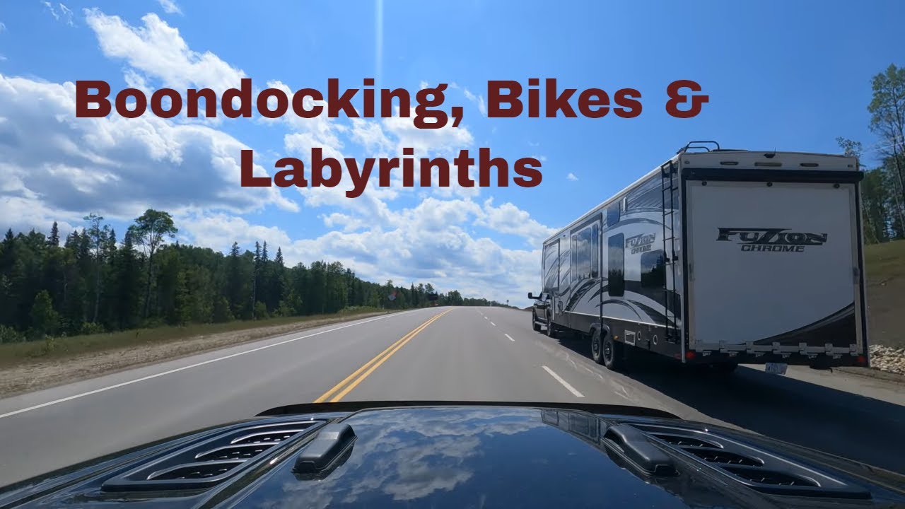 Boondocking in Grande Cache, Alberta, Canada: 21V7