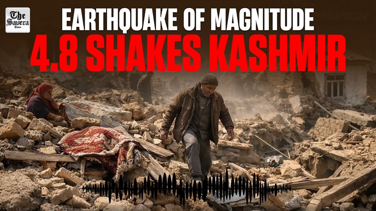 Live | Earthquake measuring 4.8 with epicentre in central Budgam shakes Kashmir