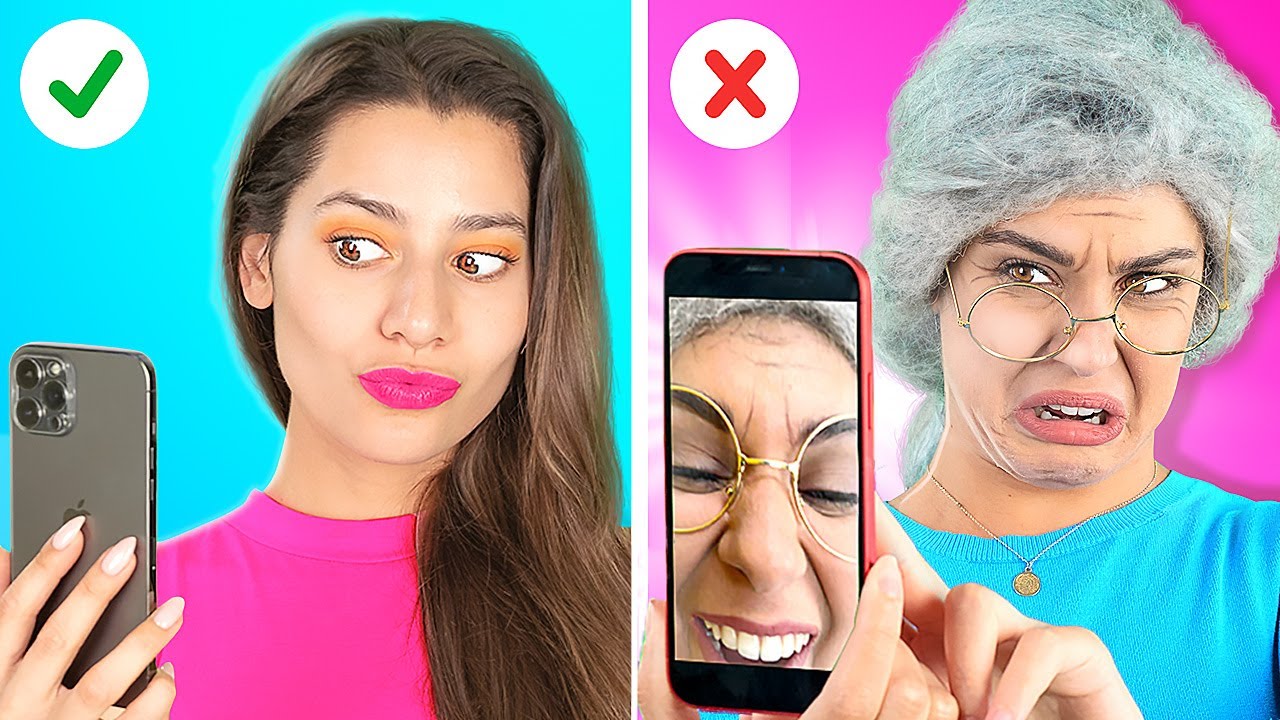 YO VS. MI ABUELA | Cosas divertidas de abuelas | Situaciones para identificarse de 123 GO! CHALLENGE