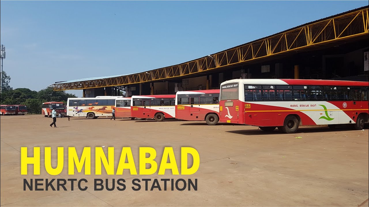 Humnabad NEKRTC Bus Station, Bidar District, Karnataka