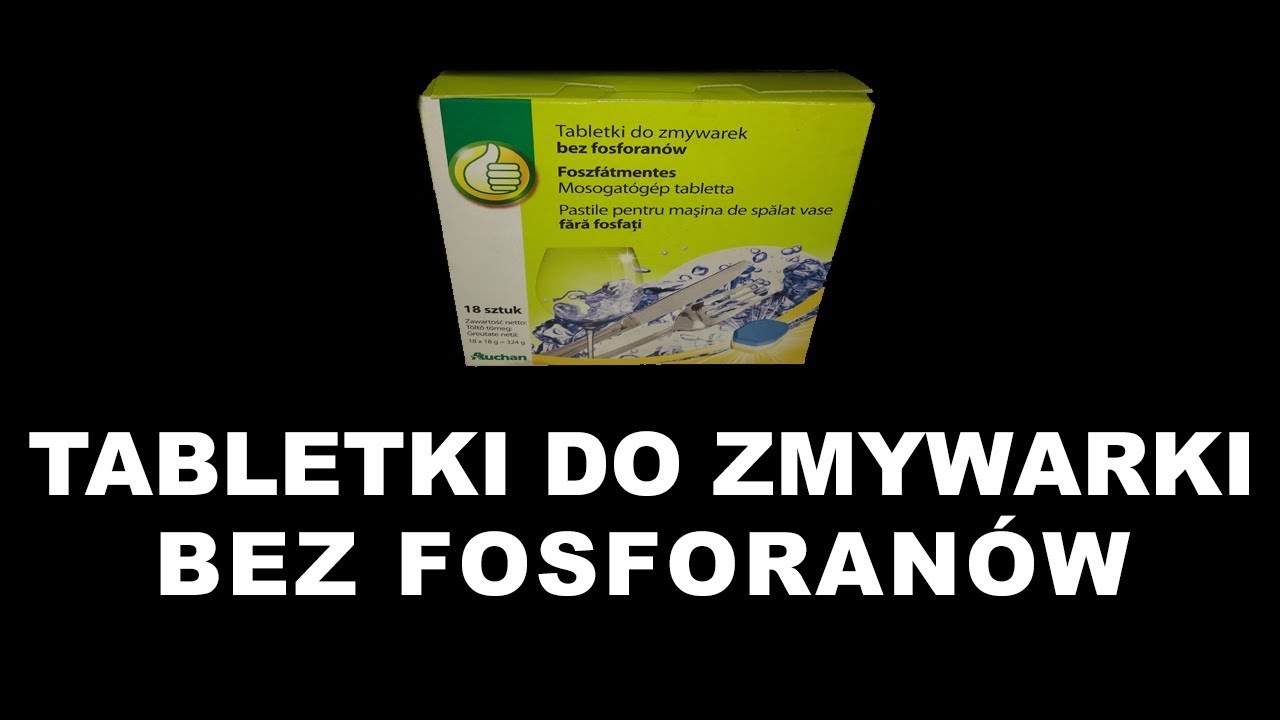Tabletki do zmywarek Auchan (bez fosforan&oacute;w) &ndash; Opis i ocena