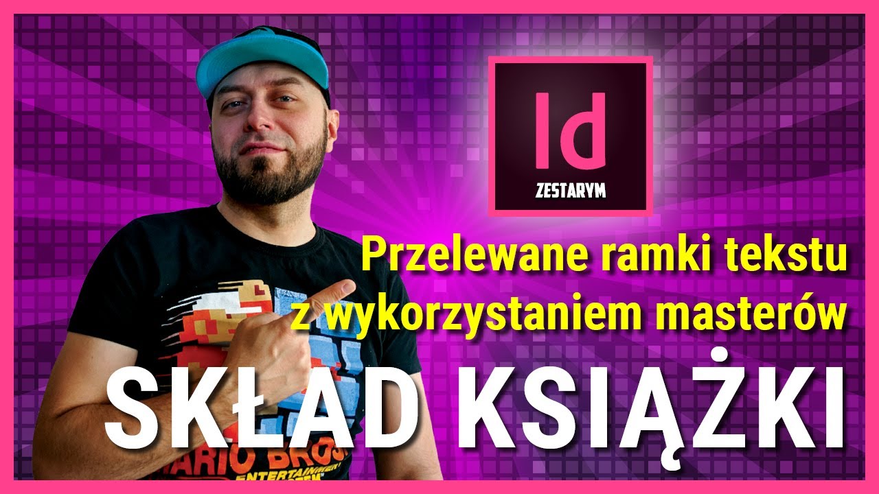 Kurs InDesign | Praktyka – Przelewane ramki tekstu z wykorzystaniem masterów