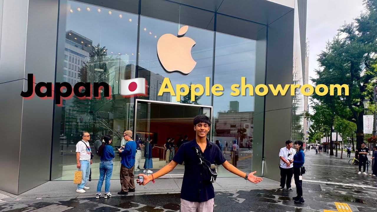 JAPAN 🇯🇵 OSAKA Ka Sbse Bda Apple Showroom 😦 || Ayush Painuly Vlogs