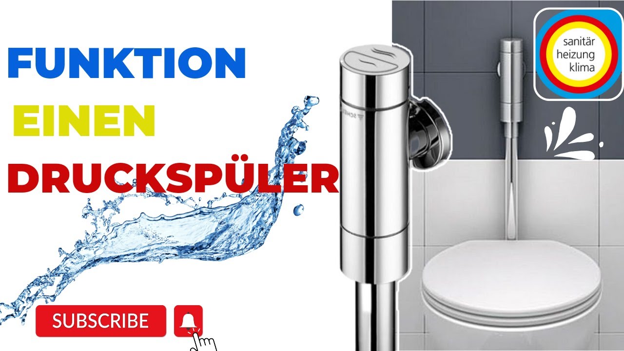 Wie Funktioniert Eigentlich Ein Druckspüler? | Druckspüler Funktion | DIY | Hacks