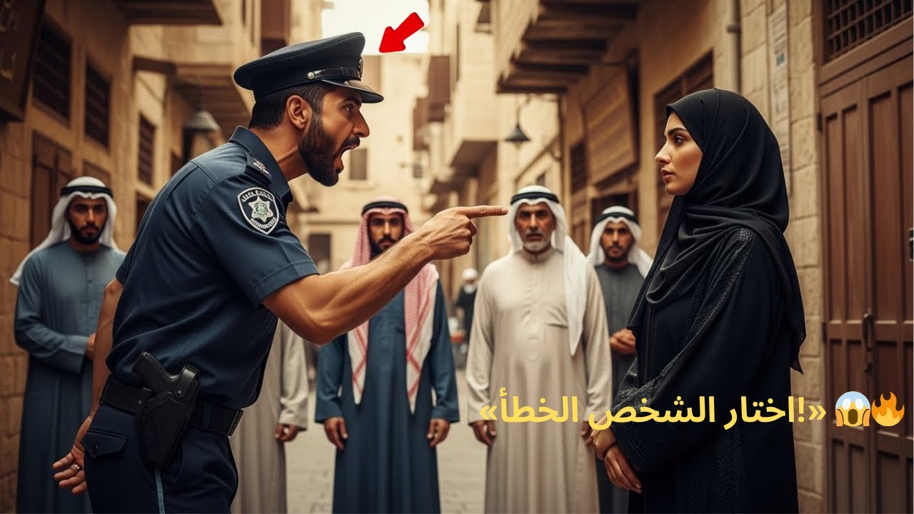 «أهانها الشرطي أمام الناس… ولم يكن يعلم أن زوجها هو العميد!» 😱🔥