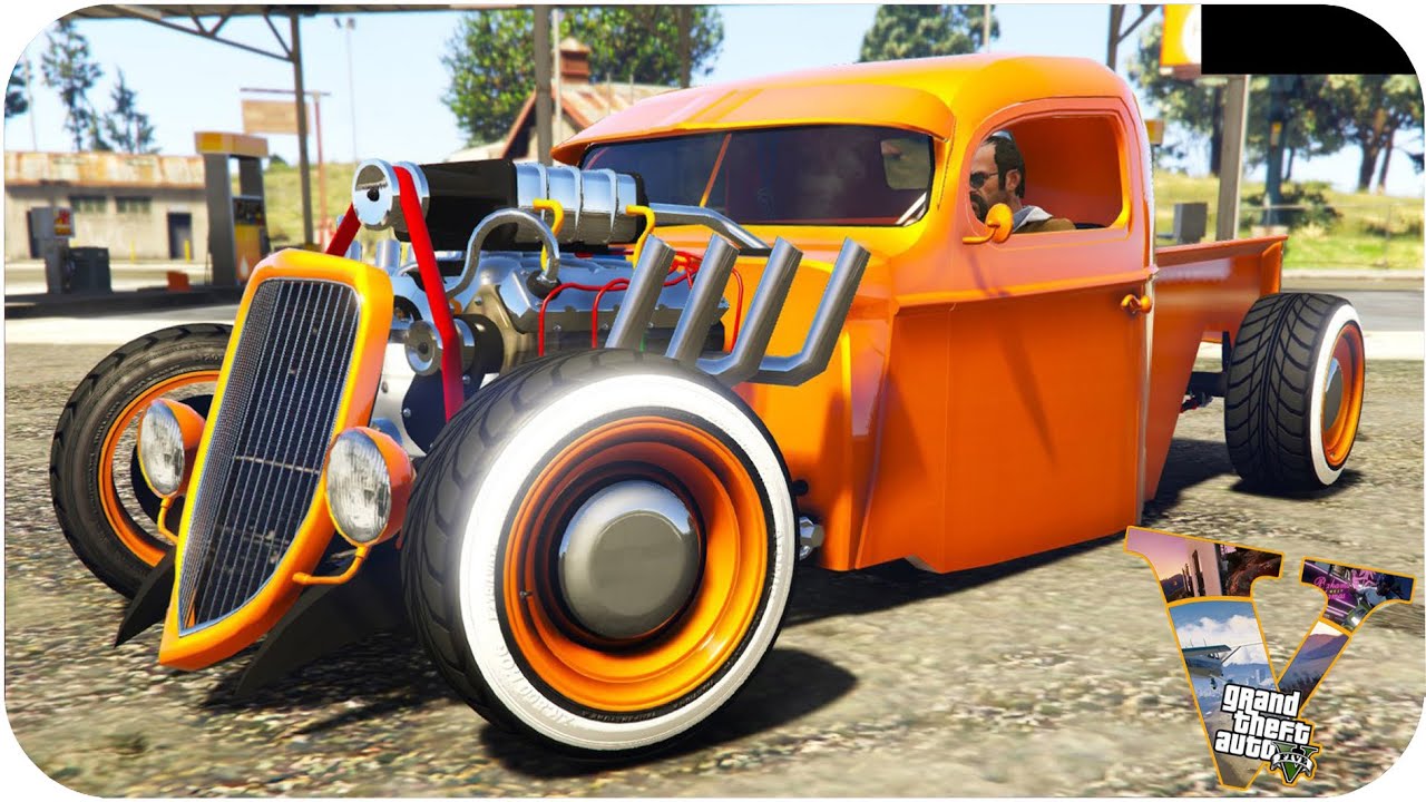 Grand Theft Auto V - MONTAJE- 1936 Ford Pickup Hotrod Style Mod