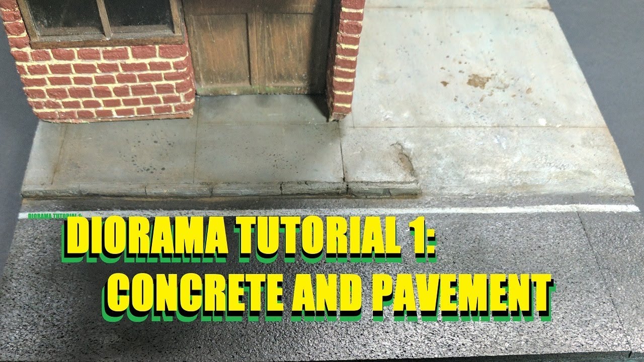 Diorama Tutorial 1: Roads and Pavement