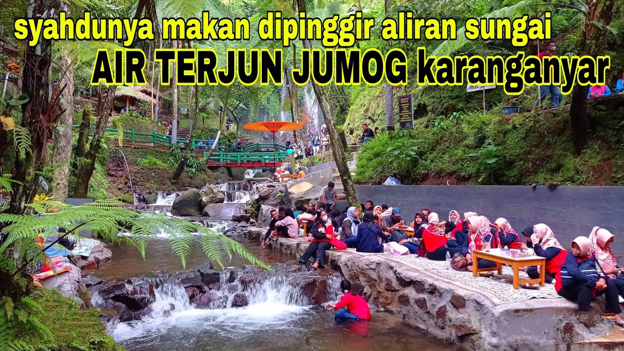 air terjun JUMOG sudah dibuka kembali pengunjung membludak