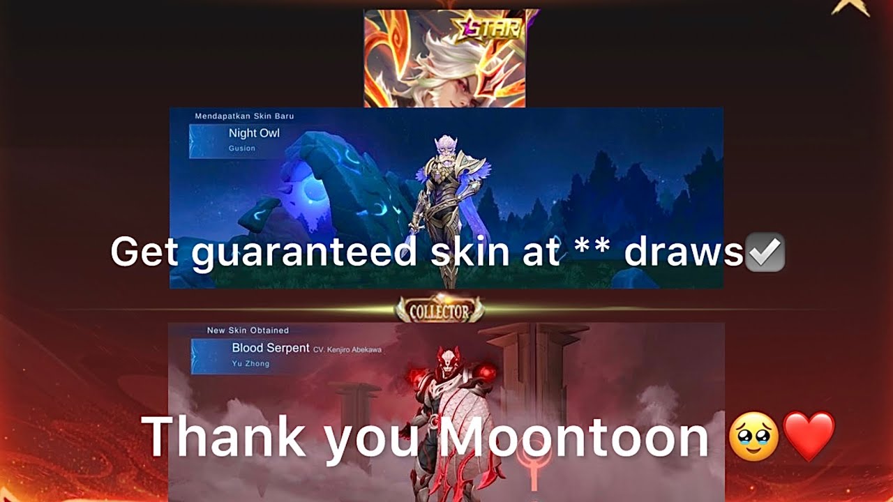 How to get Gusion Collector Skin For Free )