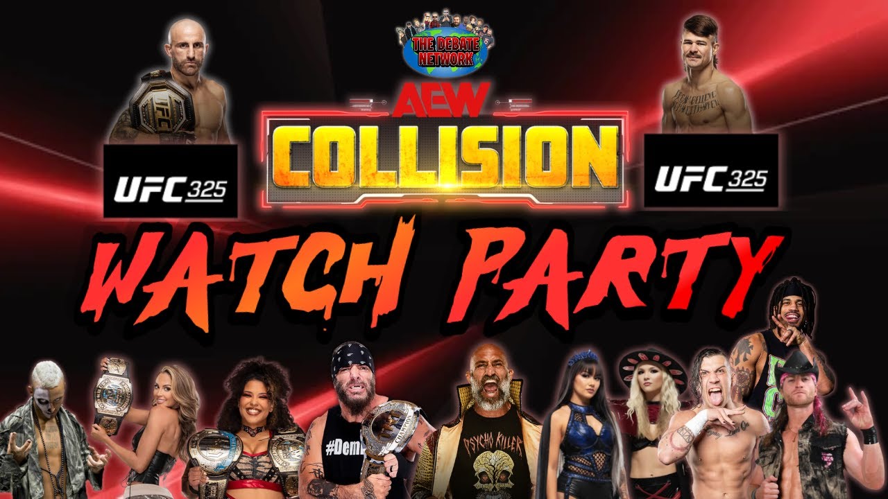 AEW Collision & UFC 325 Watch Party!!!