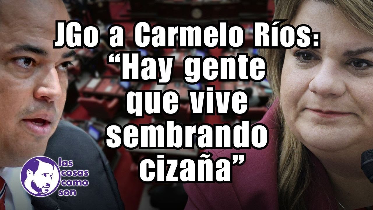 Jenniffer González a Carmelo Ríos: “Hay gente que vive sembrando cizaña”