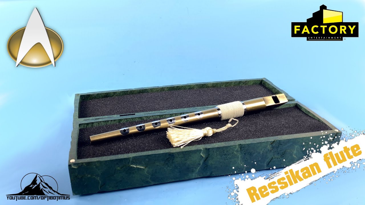 Factory Entertainment Star Trek: The Next Generation RESSIKAN FLUTE Flute Prop Replica Review