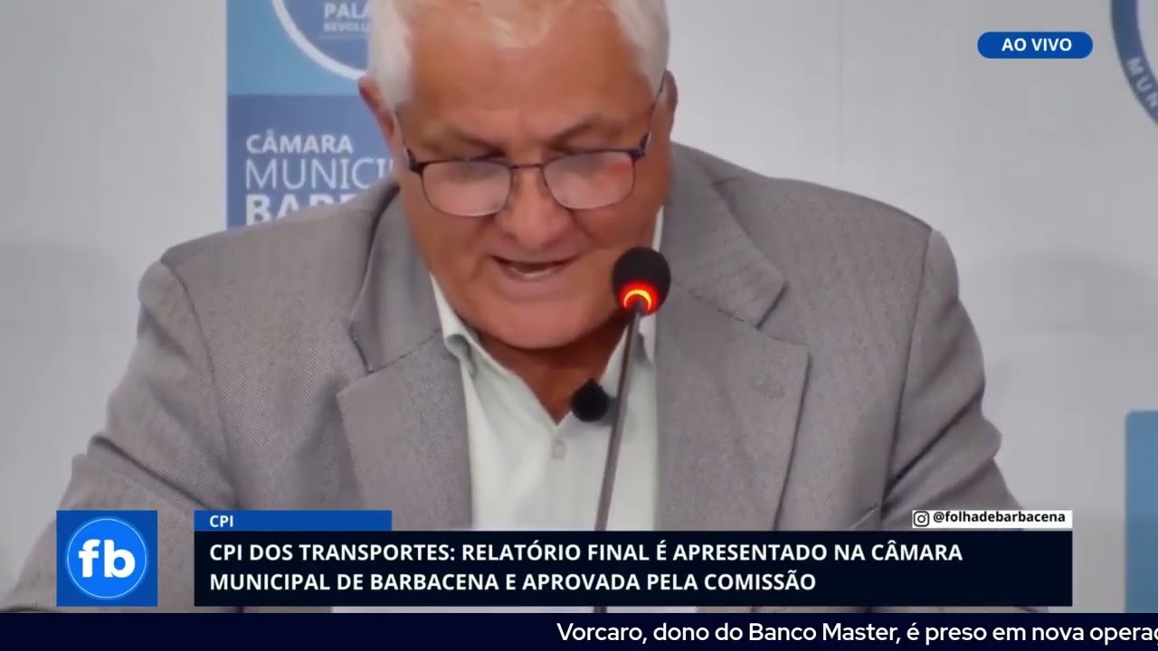 CPI do Transporte Coletivo de Barbacena conclui relatório final