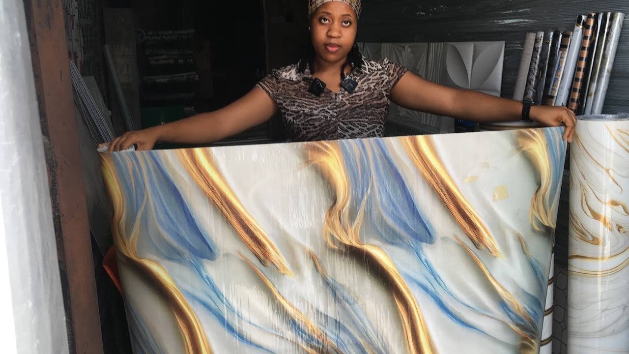 Price Of Marble Sheets, Fluted Panel, Marble Stickers, Wall Papers, Artificial Carpet Grass In Benin