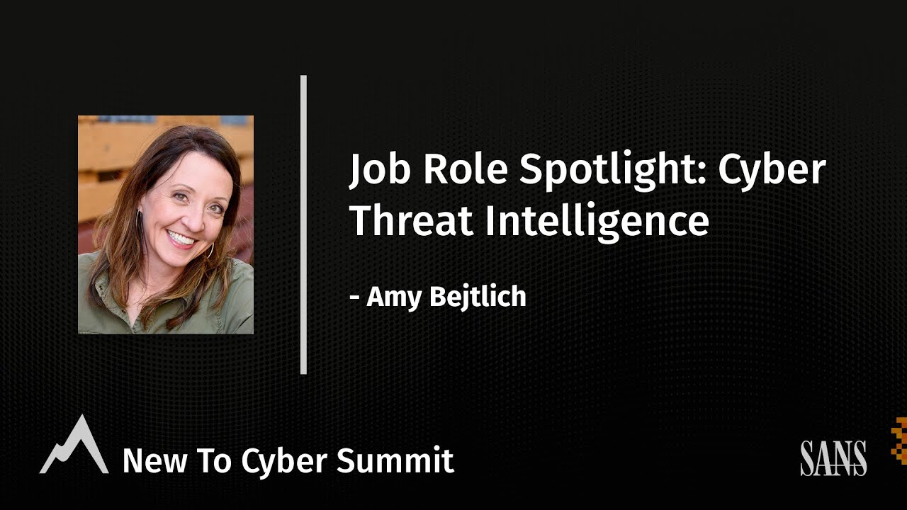 Job Role Spotlight: Cyber Threat Intelligence