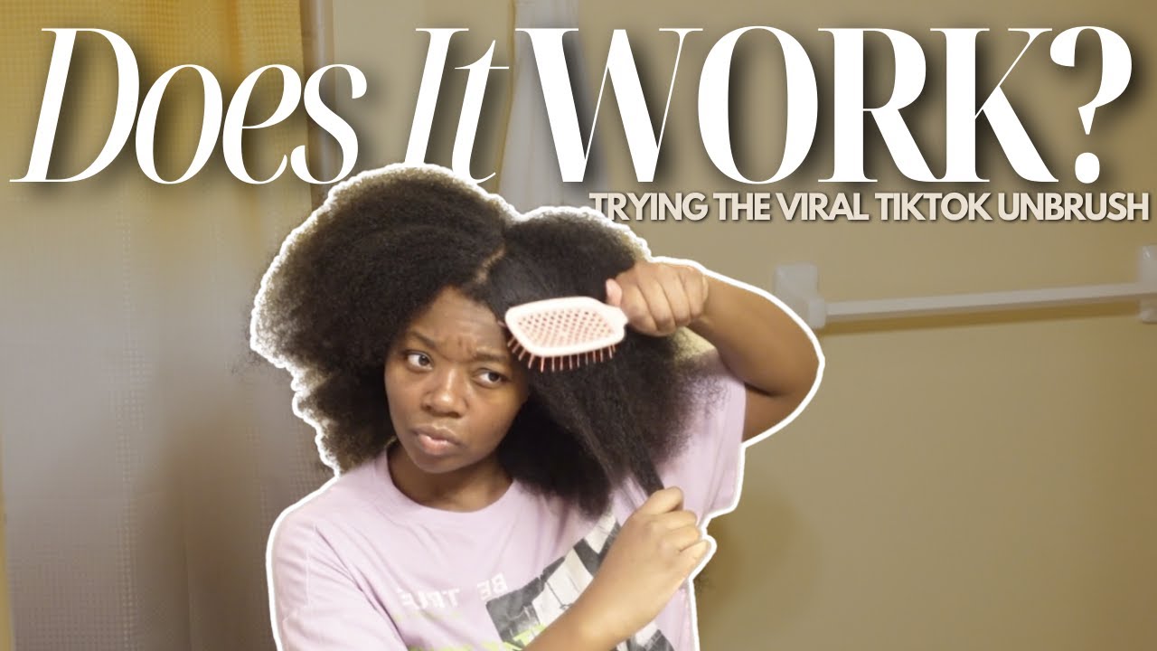 TRYING The Viral TikTok Unbrush! | Does It Really Work?