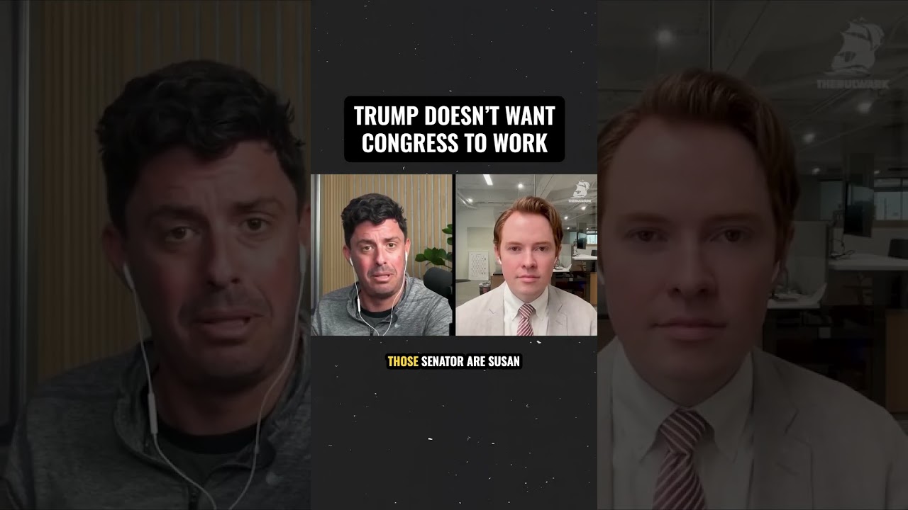 Трамп не хочет, чтобы Конгресс работал... и Конгресс, в общем-то, с этим смирился?