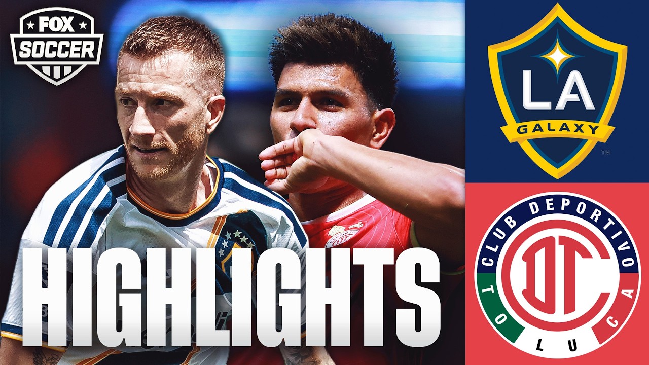 LA Galaxy kontra Deportivo Toluca FC Najważniejsze momenty Pucharu Mistrz&oacute;w CONCACAF ⚽️ FOX Soccer