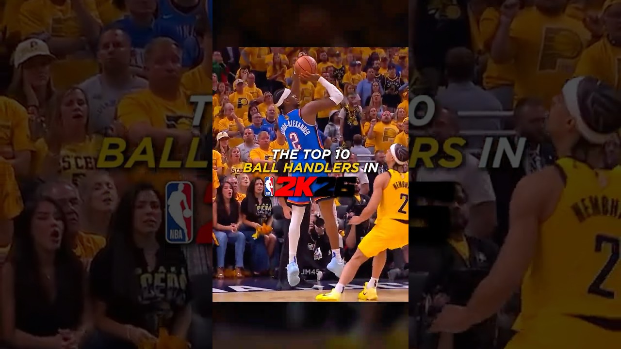 The Top 10 NBA Players With The BEST HANDLES 😤🔥 (According to 2K26) || #shorts #nba2k26