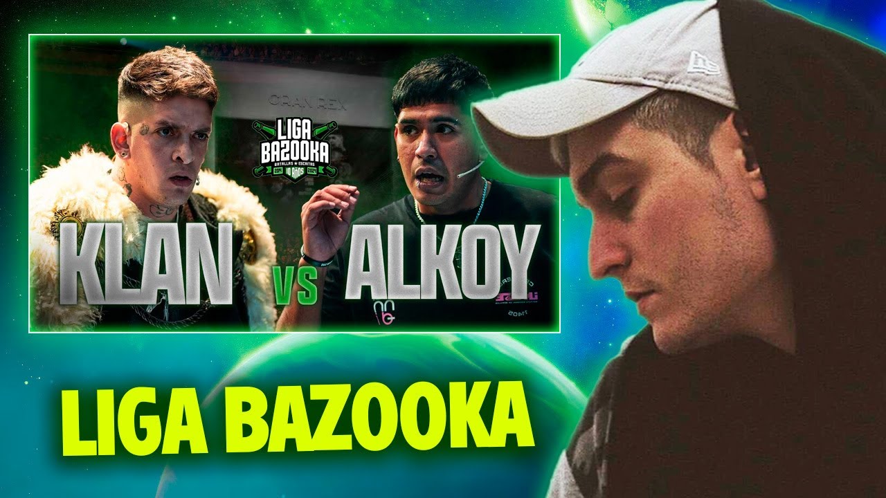 KHAN REACCIONA A KLAN VS ALKOY #ligabazooka j8