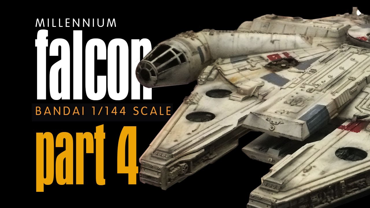 PART 4 - MILLENNIUM FALCON Bandai 1:144 Scale Build