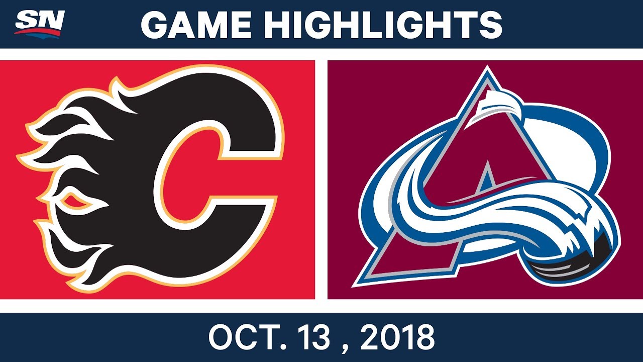 NHL Highlights | Flames vs. Avalanche - Oct. 13, 2018