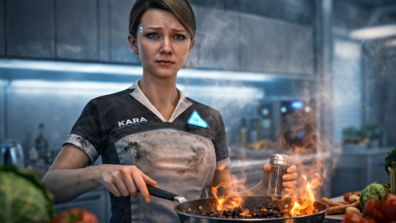 Этот андроид умеет готовить | Геймплей Detroit Become Human