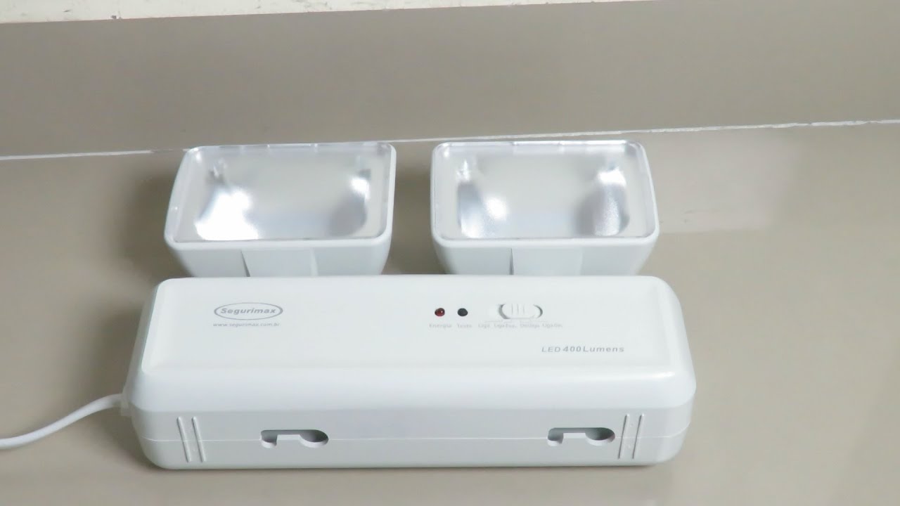 Como usar Luminária De Emergência Com 2 Farois Led 400 Lumens Segurimax do jeito certo