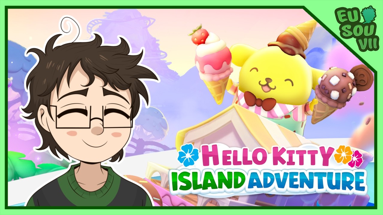 PASSANDO A TARDE NA ILHA DA HELLO KITTY! JOGANDO HELLO KITTY ISLAND ADVENTURE
